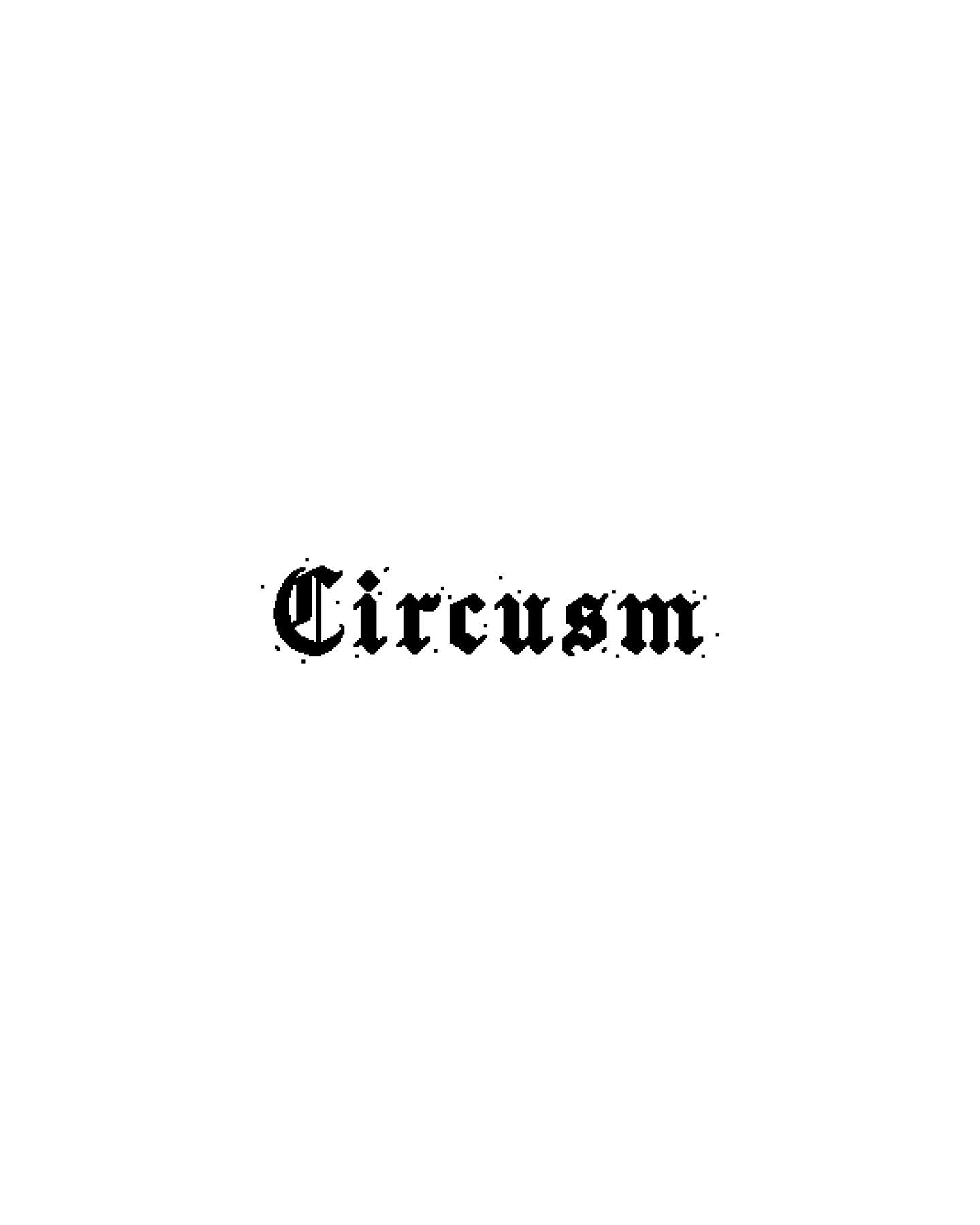 Fukase「Circusm」ロゴ