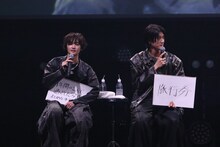 ICExの山本龍人と阿久根温世。（写真提供：カンテレ）