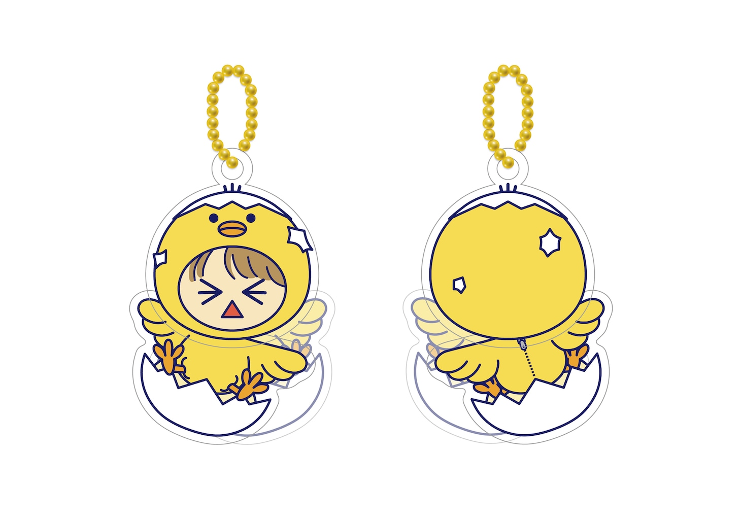 夏川椎菜「CRACK and FLAP」完全生産限定盤に付属するヨコのぶらぶらキーホルダー。