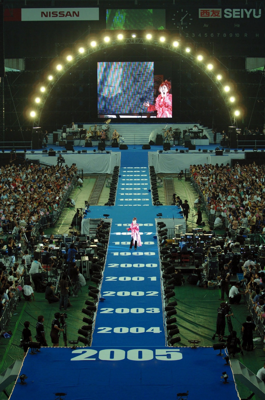 渡辺美里スタジアム伝説 伝説のコンサート 渡辺美里」より。©NHK - 渡辺美里、20年にわたって