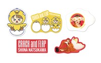 夏川椎菜「CRACK and FLAP」完全生産限定盤に付属するダイカットステッカーセット。