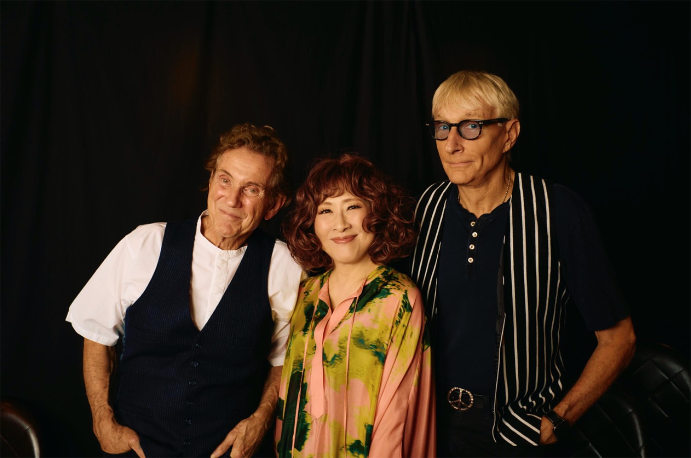 左からクリス・パーカー、矢野顕子、ウィル・リー。