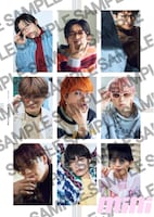 「mini」1月号増刊付録の「フォトカード風♡両面ピンナップ」。