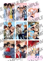 「mini」1月号増刊付録の「フォトカード風♡両面ピンナップ」。