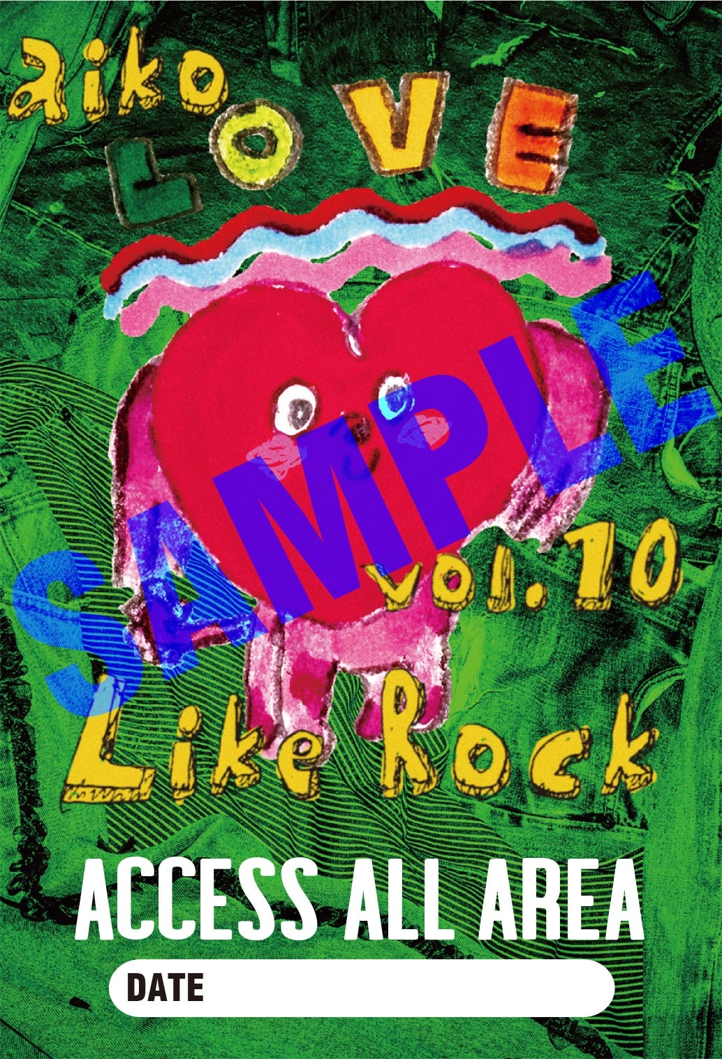 aikoの「Love Like Rock vol.10」パスステッカー。 - aikoが47枚目の