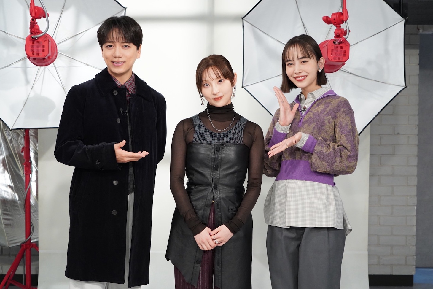 左から山崎育三郎、家入レオ、井桁弘恵。 ©日本テレビ