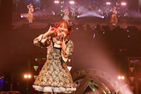 たこやきレインボー時代の衣装で登場した堀くるみ。（撮影：笹森健一）