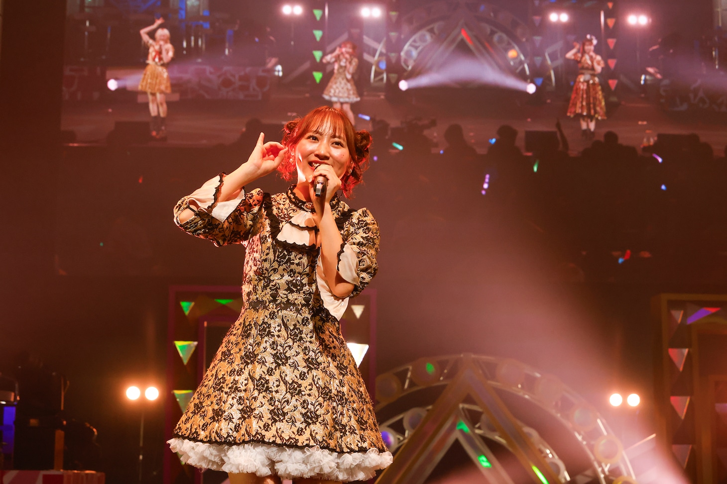 たこやきレインボー時代の衣装で登場した堀くるみ。（撮影：笹森健一）