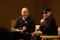 左からJeff Miyahara、⭐︎Taku Takahashi（m-flo）。（Photo by YURI HASEGAWA）