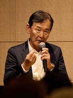 文化庁の都倉俊一長官長官。（Photo by YURI HASEGAWA）