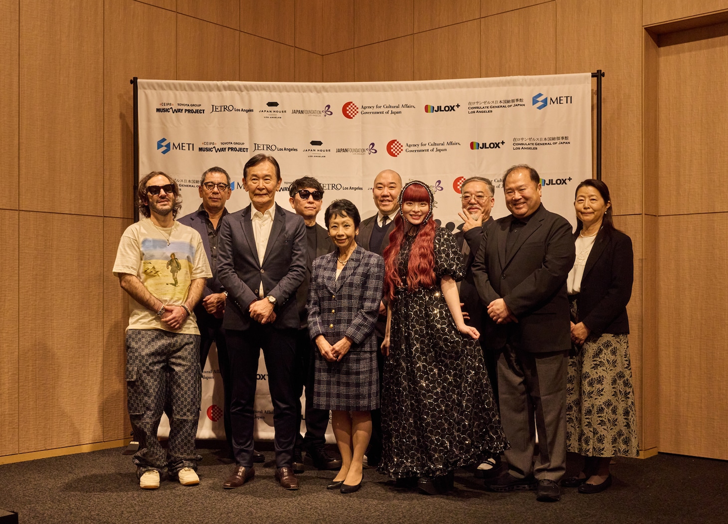 「ennichi'25 Japanese Music Industry Mixer presented by CEIPA × TOYOTA GROUP “MUSIC WAY PROJECT” 」の登壇者。（Photo by YURI HASEGAWA）