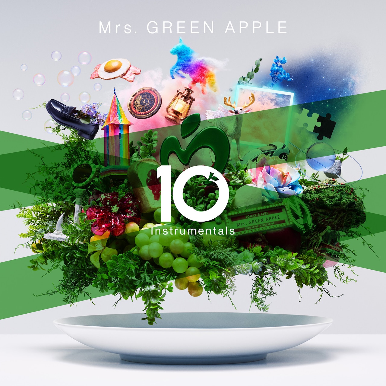 Mrs. GREEN APPLE「10 -Instrumentals-」配信ジャケット - Mrs. GREEN