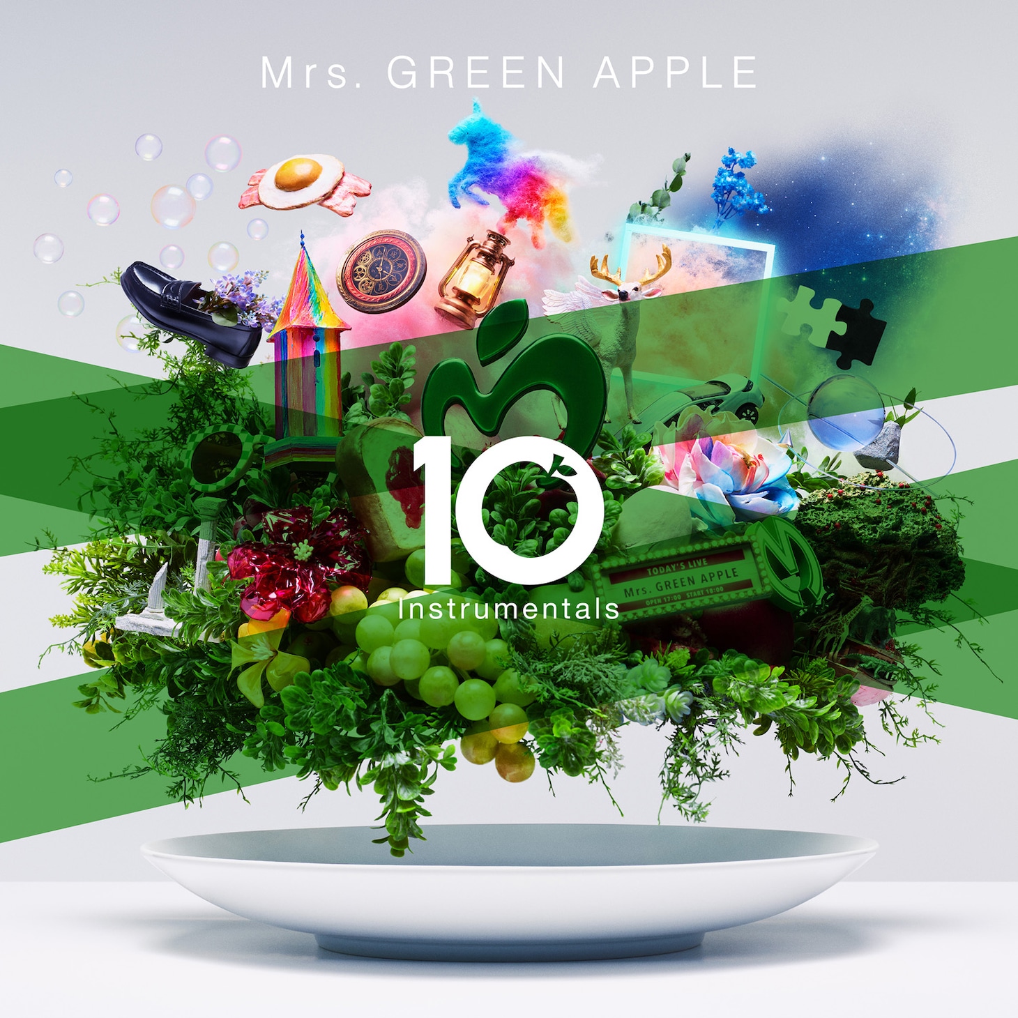 Mrs. GREEN APPLE「10 -Instrumentals-」配信ジャケット