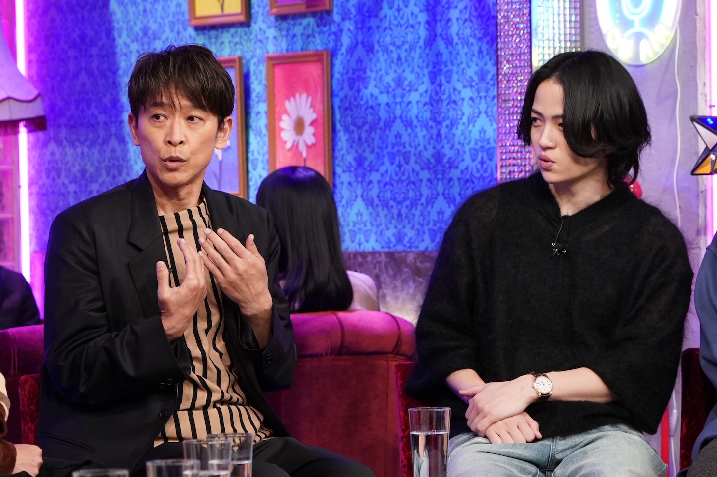 左から坂本昌行（20th Century）、菊池風磨（timelesz）。©日本テレビ