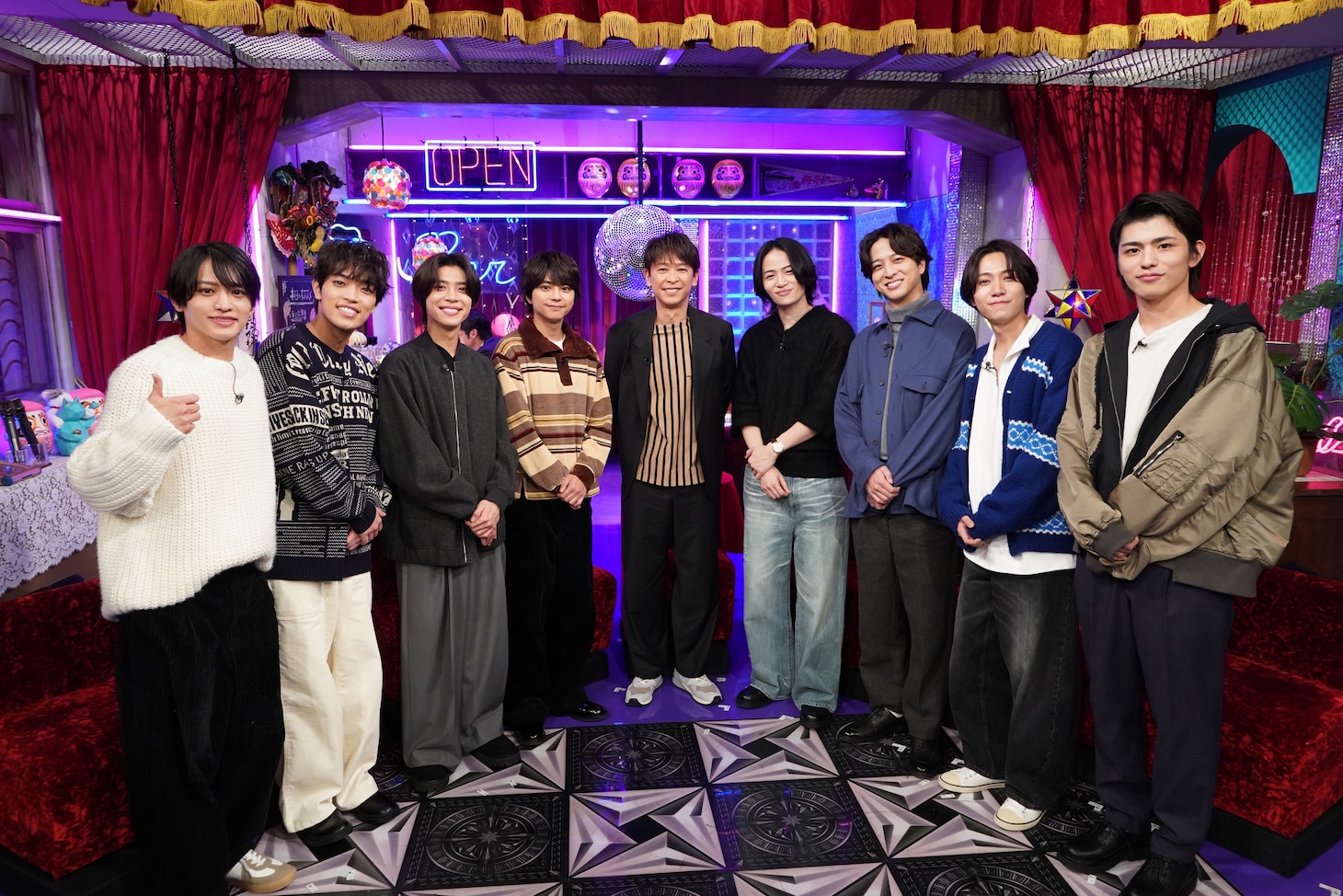 timeleszと坂本昌行（20th Century）。©日本テレビ