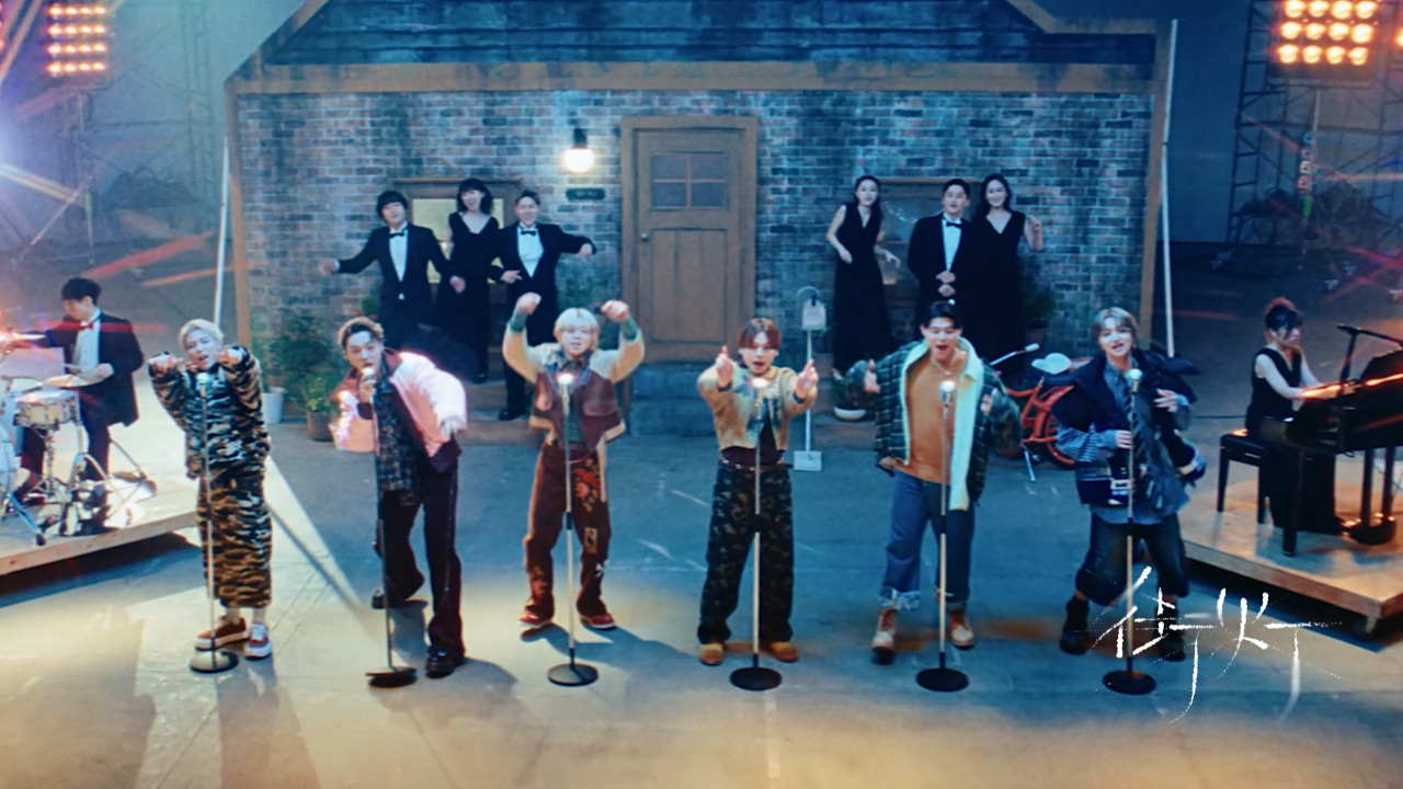 BE:FIRST「街灯」ミュージックビデオより。