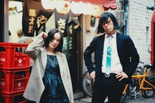 左から、川本真琴、松永天馬（アーバンギャルド）。