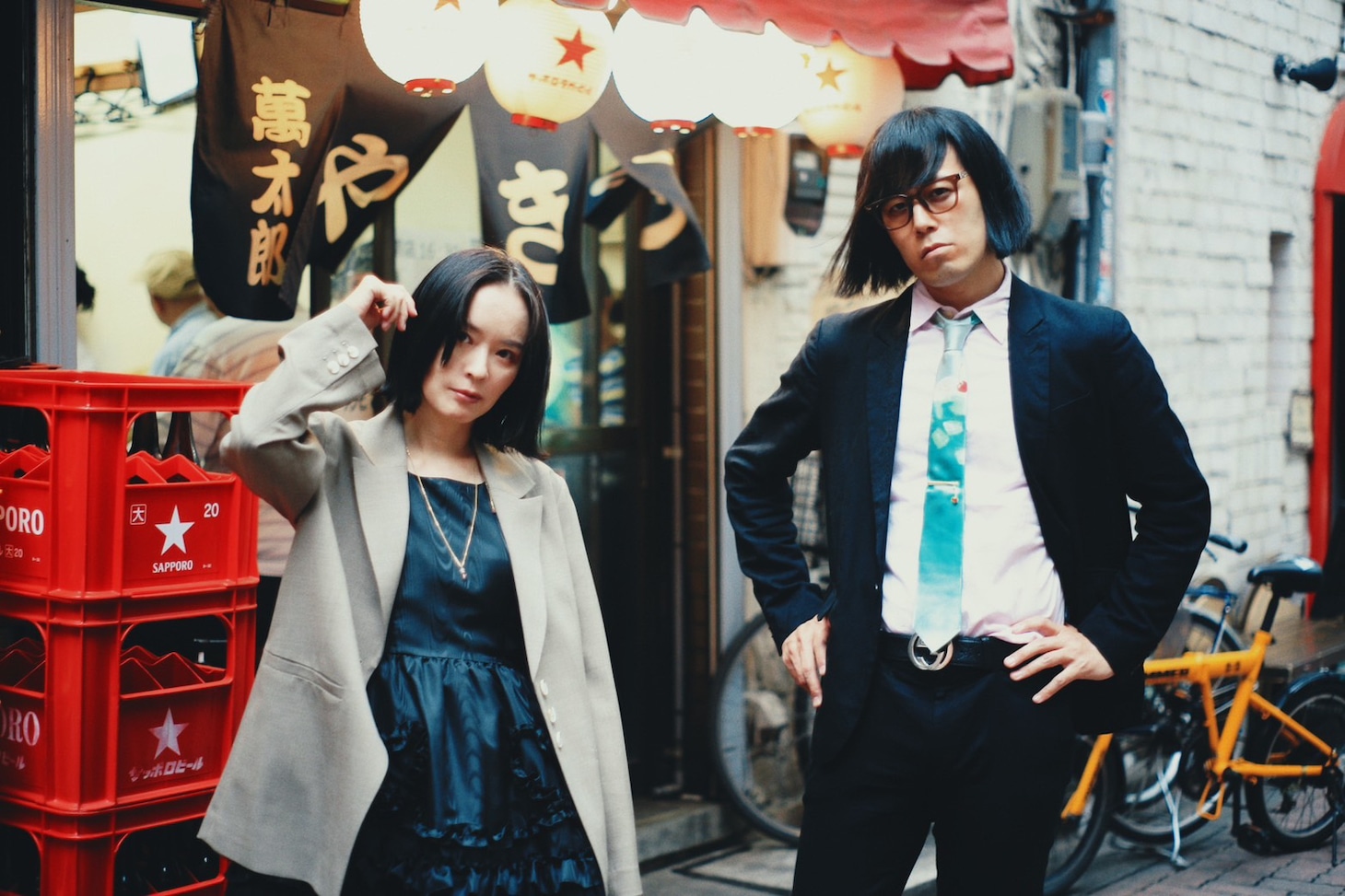 左から、川本真琴、松永天馬（アーバンギャルド）。