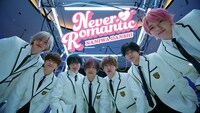 なにわ男子「Never Romantic」ミュージックビデオのサムネイル。