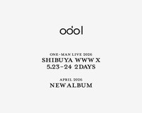 「odol ONE-MAN LIVE 2026」告知ビジュアル