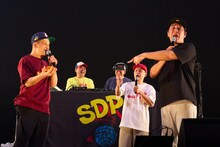 スチャダラパーと電気グルーヴ（撮影：山下聡一朗、高橋良平）