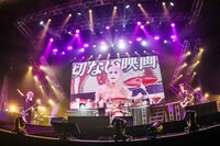 「デートプラン」を披露するゴールデンボンバー。（撮影：菅沼剛弘）