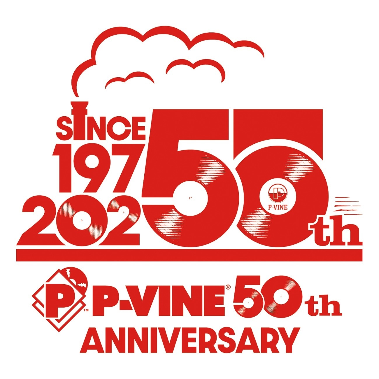 Pヴァイン 50周年ロゴ