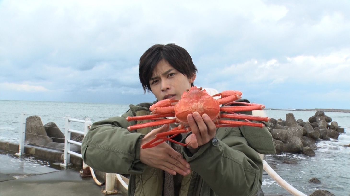 中継企画に参加した菅田琳寧。©TBS