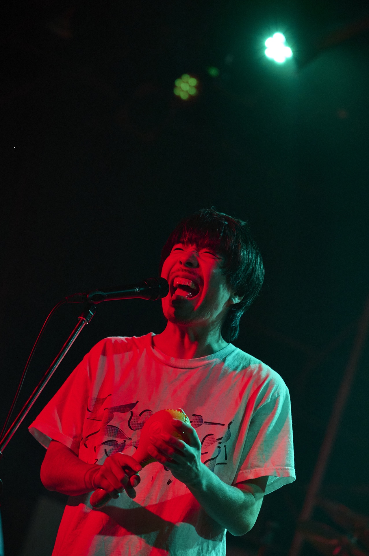 吉田靖直（Vo）（Photo by morookamanabu）