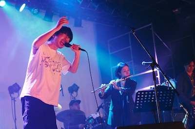 トリプルファイヤー「アルティメットパーティ15」の様子。（Photo by morookamanabu）