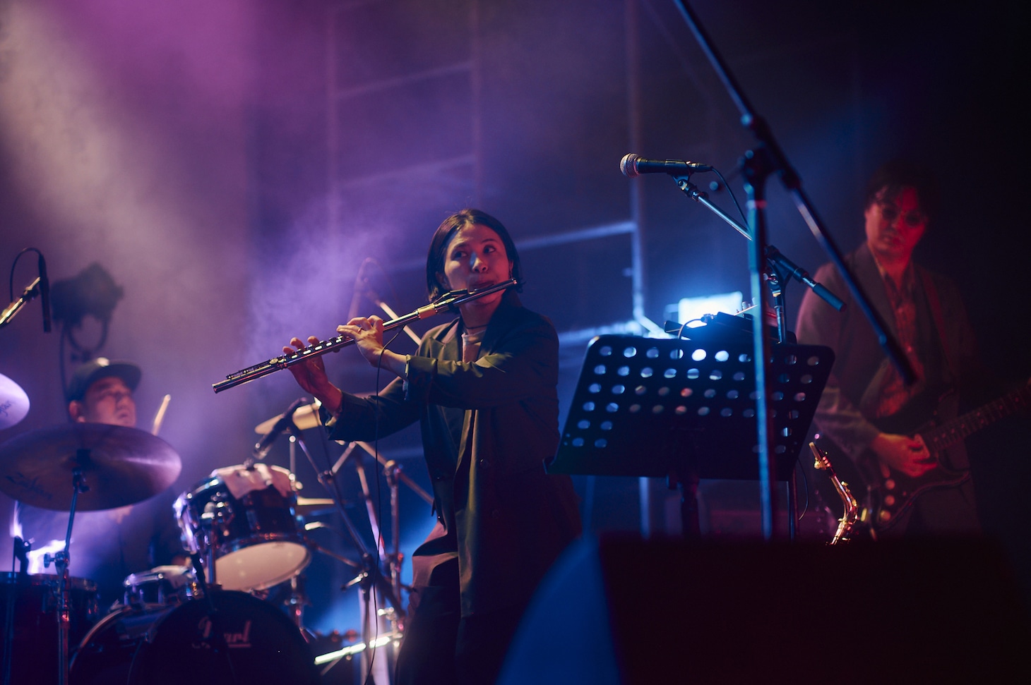 池田若菜（Fl, Sax）（Photo by morookamanabu）