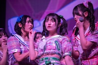 「虹のコンキスタドール LIVE TOUR 2025 ～平成令和ネバーエンドサンバースト～」東京公演の様子。