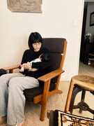 第1子を抱いたクマガイタイキ。