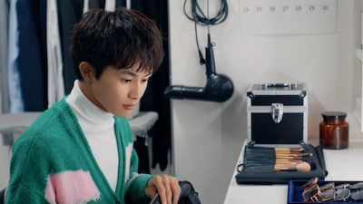 ミツカン新WebCM「今日は鍋やで」編のワンシーン。
