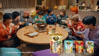 ミツカン新WebCM「今日は鍋やで」編のワンシーン。