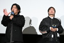 左から誠果（Sax, Manipulator）、克哉（G）。