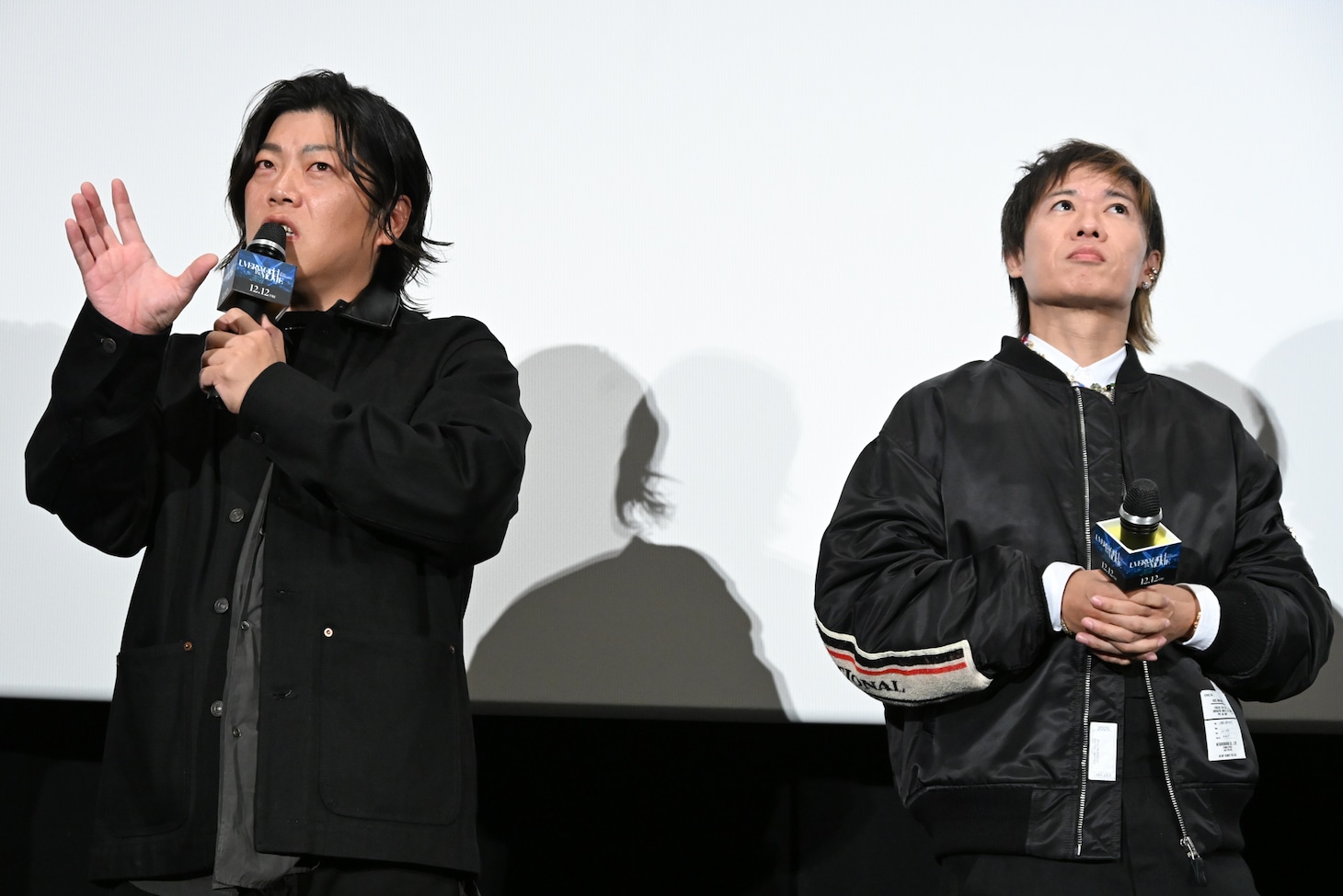 左から誠果（Sax, Manipulator）、克哉（G）。