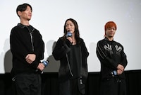 左から真太郎（Dr）、彰（G）、信人（B）。