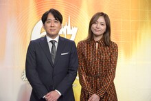 安住紳一郎TBSアナウンサーと川口春奈。