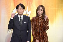 安住紳一郎TBSアナウンサーと川口春奈。