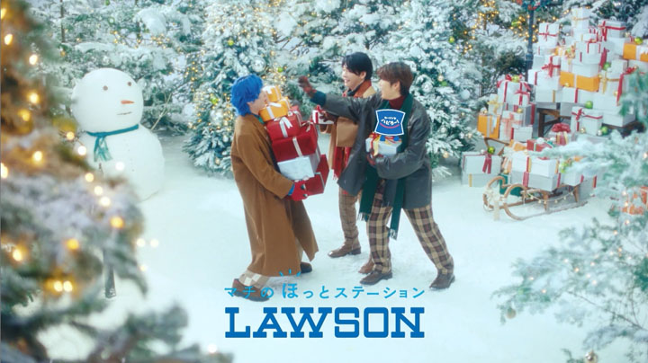 ローソン新CM「Mrs. GREEN APPLEの冬の大作戦」編より。