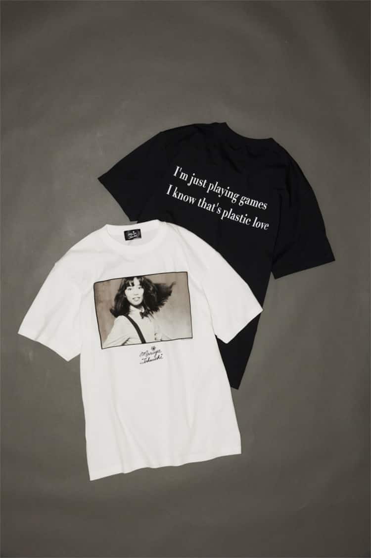 竹内まりや×JOURNAL STANDARDのコラボTシャツ発売、45年前のポート 