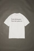 竹内まりやとJOURNAL STANDARDのコラボTシャツ「Mariya Takeuchi PLASTIC LOVE」の背面。