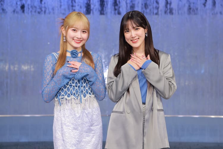 小関舞＆森戸知沙希“おぜちぃ”が噴水広場に登場、コラボシングルの 