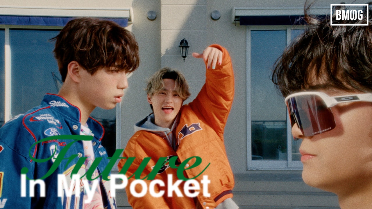 SKY-HI「Future In My Pocket feat. TAIKI（STARGLOW）, GOICHI（STARGLOW）」ミュージックビデオのサムネイル。