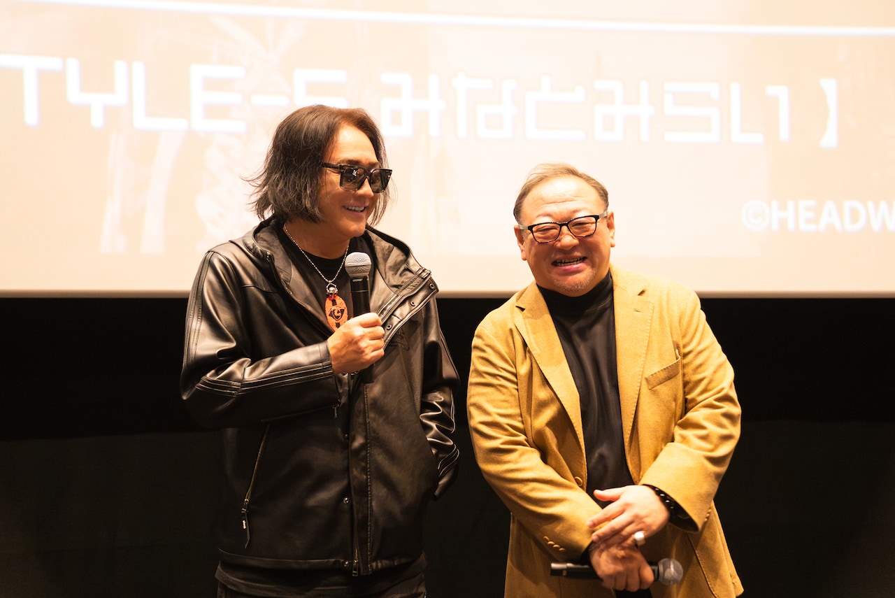 左からI.N.A.（hide with Spread Beaver）、松本裕士氏（ヘッドワックスオーガナイゼーション代表）。