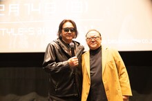 左からI.N.A.（hide with Spread Beaver）、松本裕士氏（ヘッドワックスオーガナイゼーション代表）。