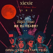 「xiexie "zzz" Release Show ‒ OBE」告知ビジュアル