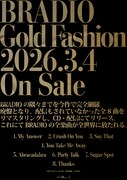 BRADIO「Gold Fashion」告知画像