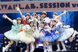 「KAWAII LAB. SESSION vol.17」より、MORE STARのステージの様子。（撮影：ヨシモリユウナ）